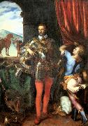 CAMPI, Giulio Portrait of Ottavio Farnese Spain oil painting reproduction